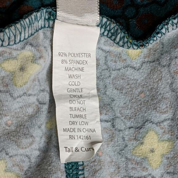 LuLaRoe Printed Leggings - T&C - GUC - Picture 5 of 5